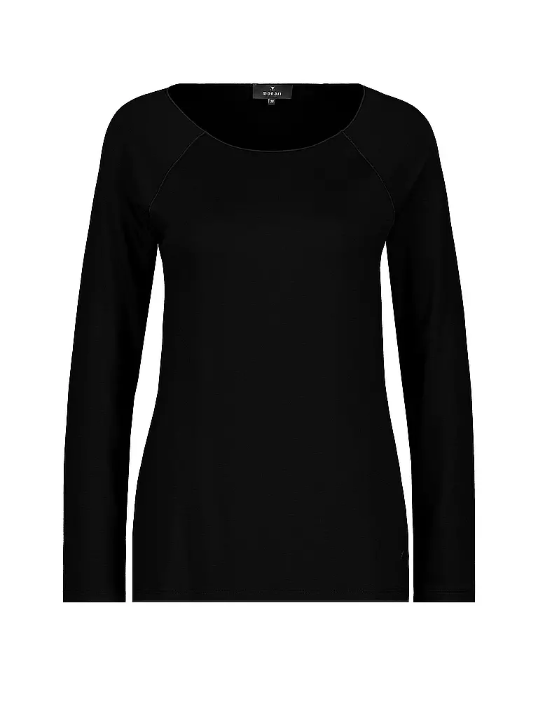 MONARI | Langarmshirt | schwarz