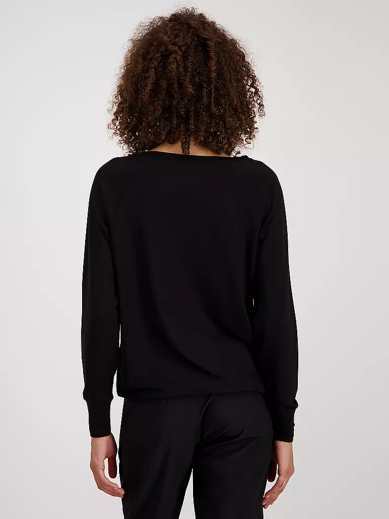 MONARI | Langarmshirt | schwarz
