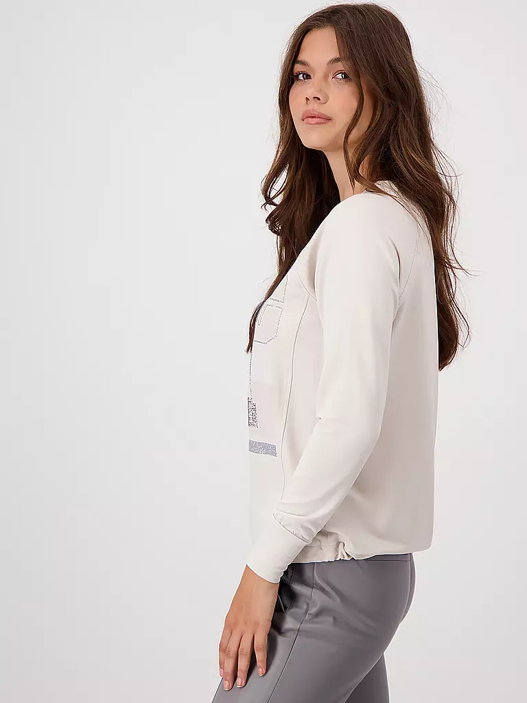 MONARI | Langarmshirt | creme
