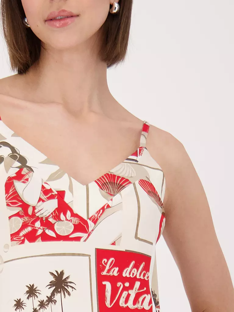 MONARI | Midikleid SARDINIEN | beige