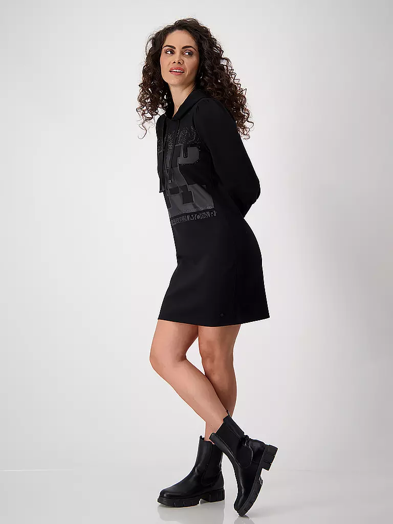MONARI | Midikleid | schwarz