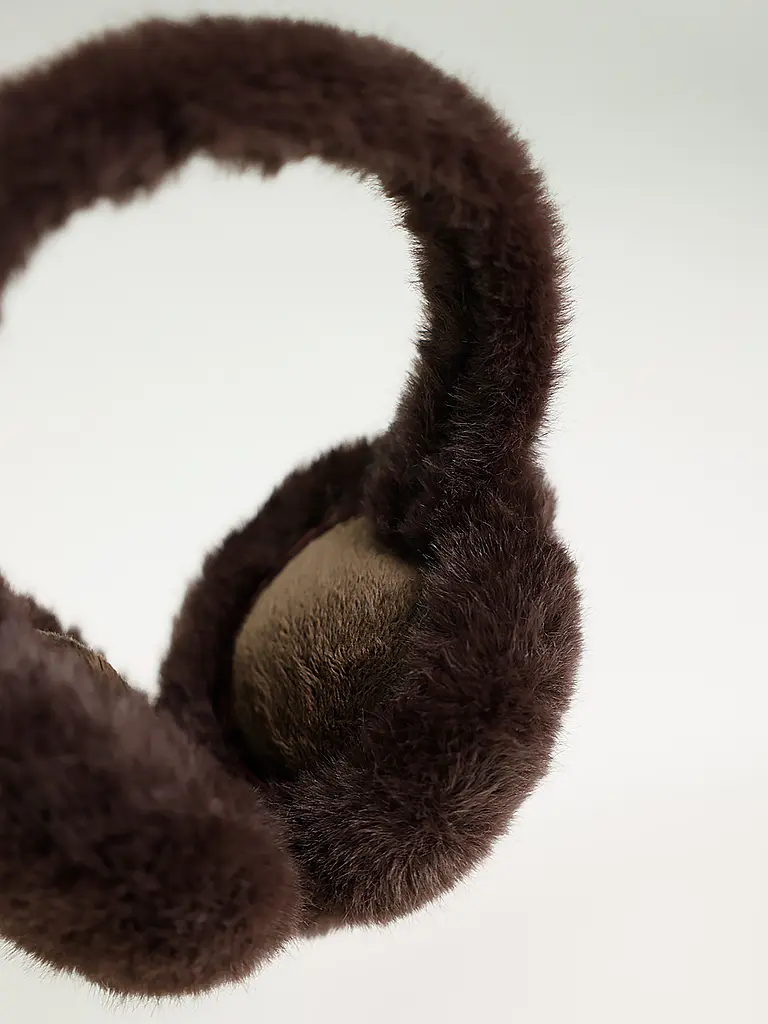 MONARI | Ohrenwärmer - Earmuffs in Felloptik | braun