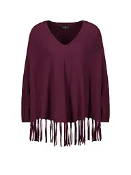 MONARI | Poncho - Cape  | dunkelrot