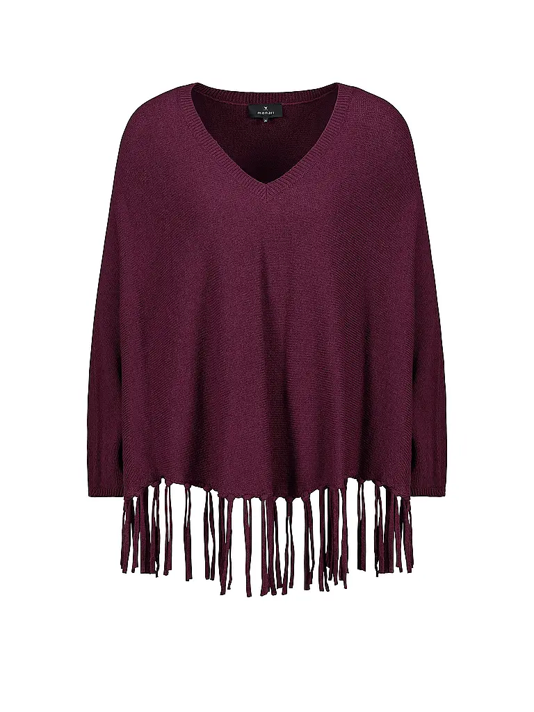 MONARI | Poncho - Cape  | dunkelrot