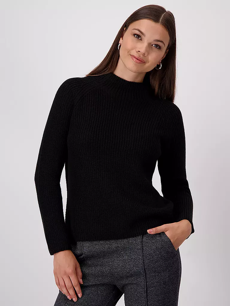 MONARI | Rollkragenpullover | schwarz