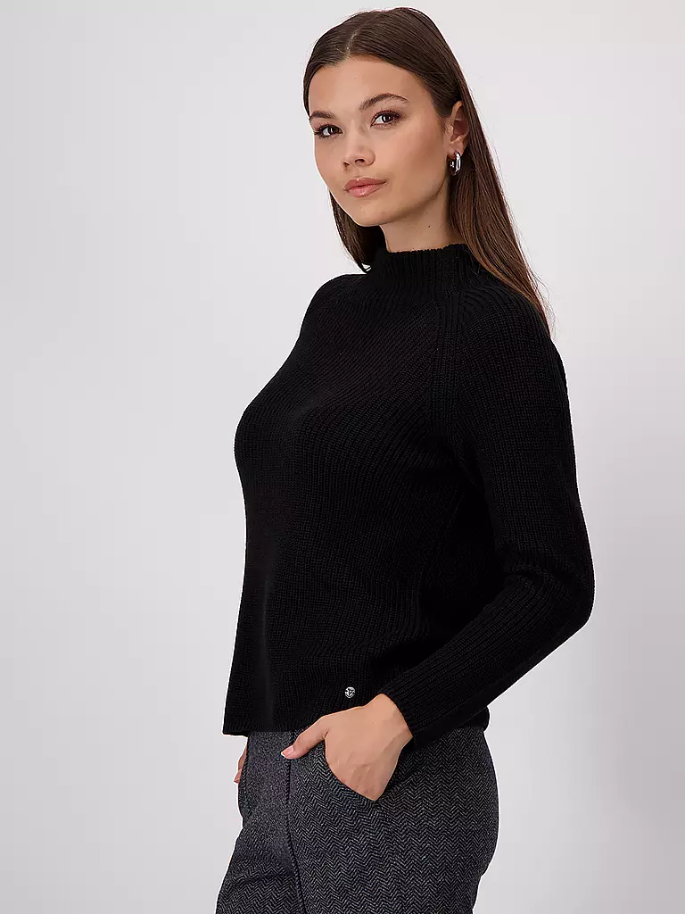 MONARI | Rollkragenpullover | schwarz
