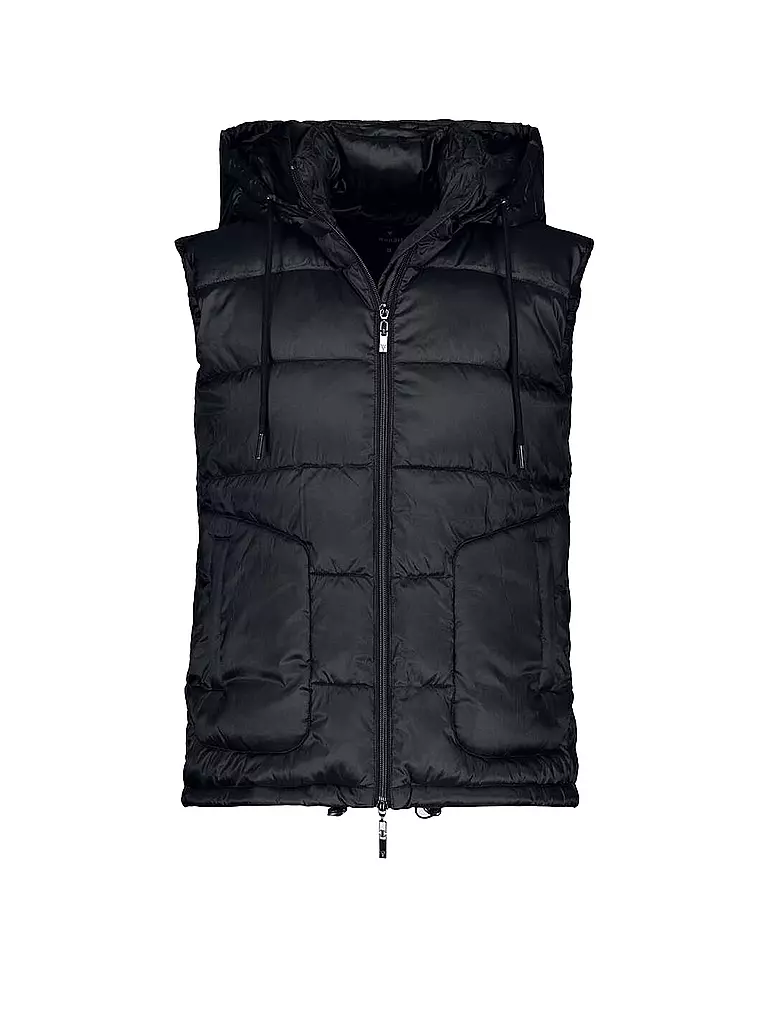 MONARI | Steppgilet | schwarz