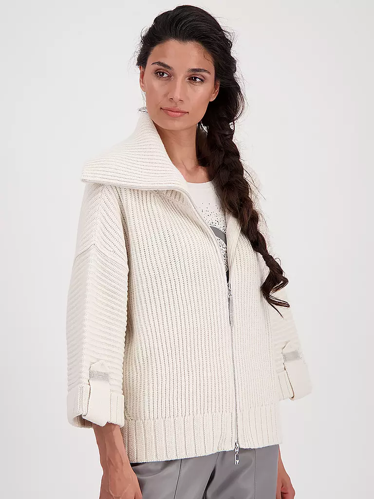 MONARI | Strickjacke  | creme