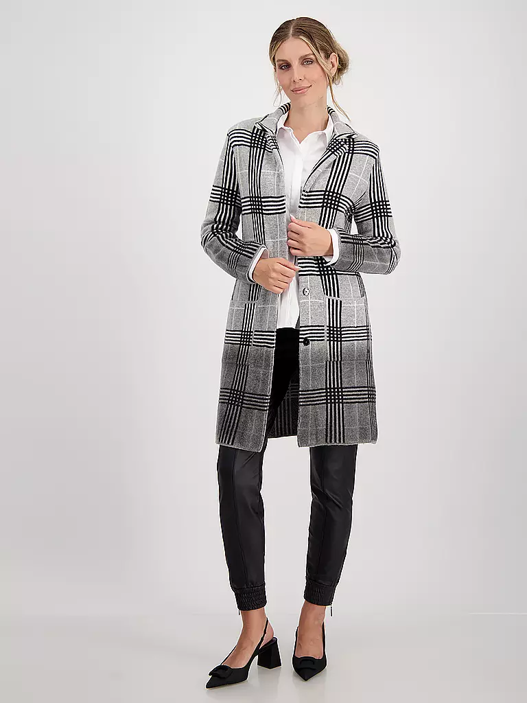 MONARI | Strickjacke | hellgrau