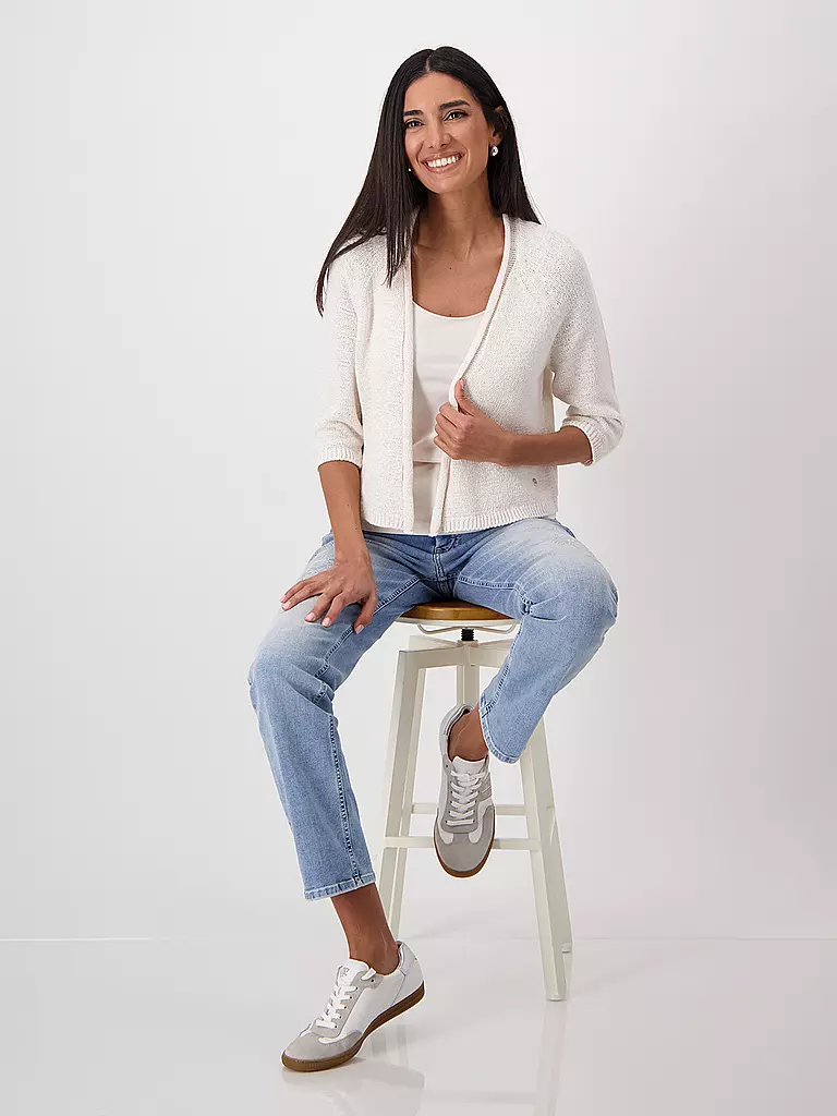 MONARI | Strickjacke | creme