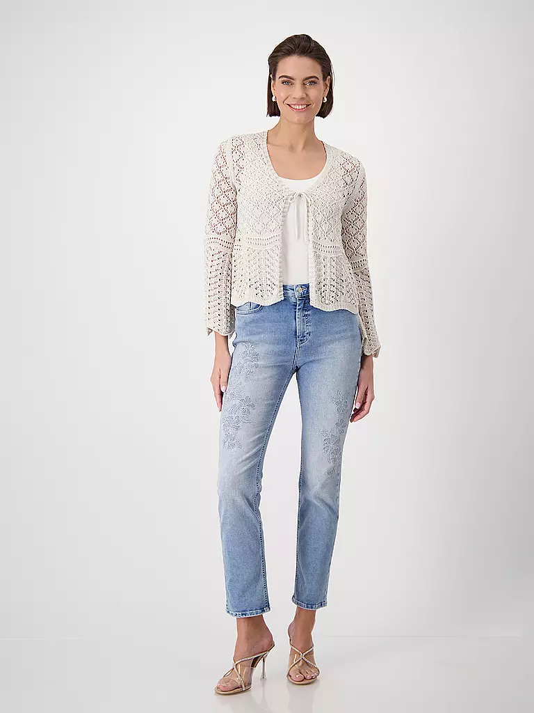 MONARI | Strickjacke | creme