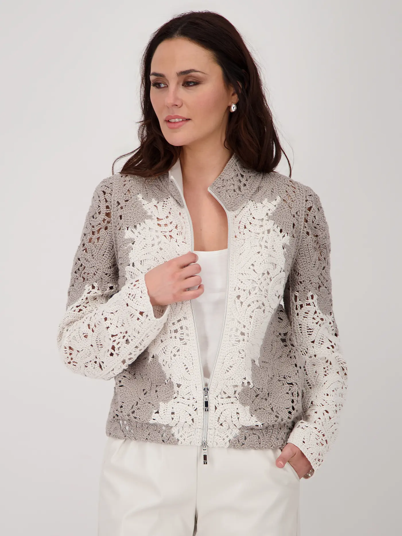 MONARI | Strickjacke | beige
