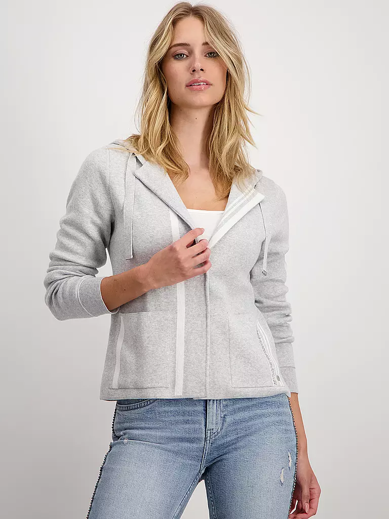 MONARI | Strickjacke | grau