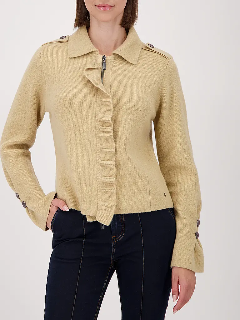 MONARI | Strickjacke | camel