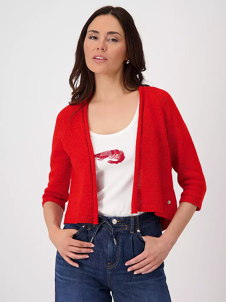 MONARI | Strickjacke | rot