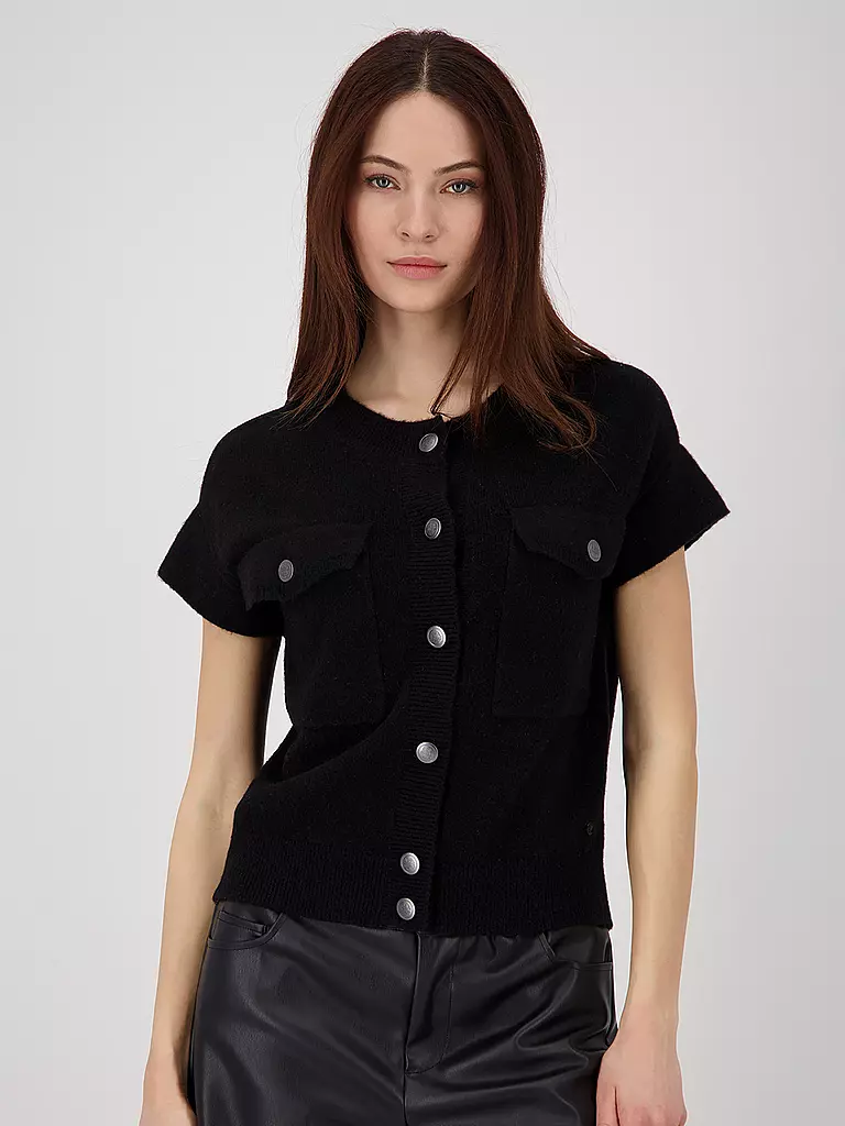 MONARI | Strickweste | schwarz