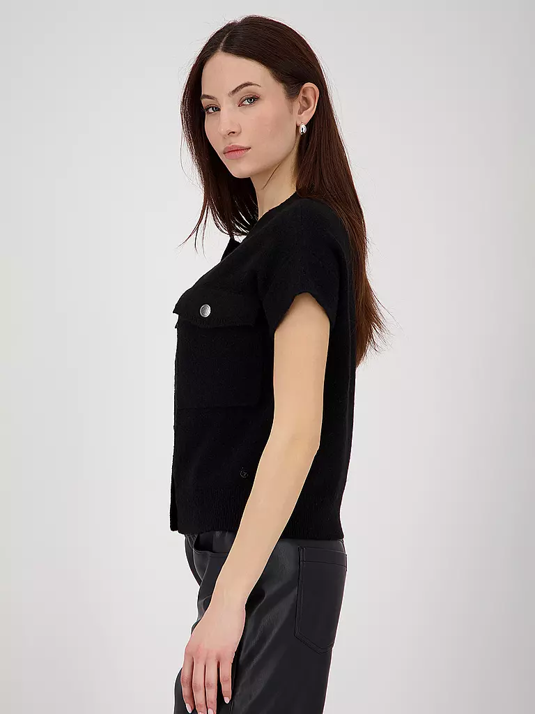 MONARI | Strickweste | schwarz