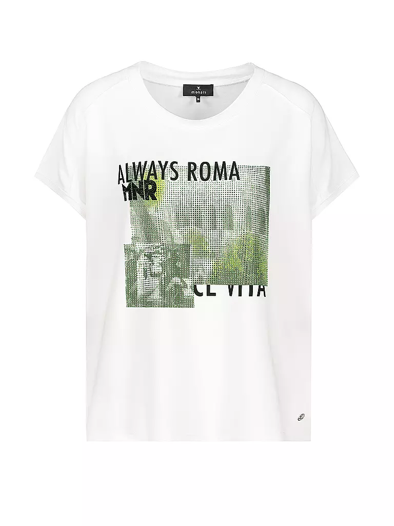 MONARI | T-Shirt  | weiss