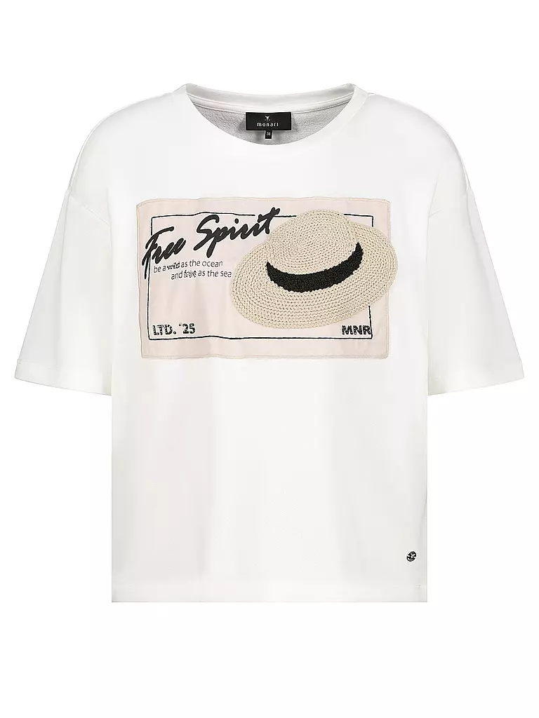 MONARI | T-Shirt  | creme