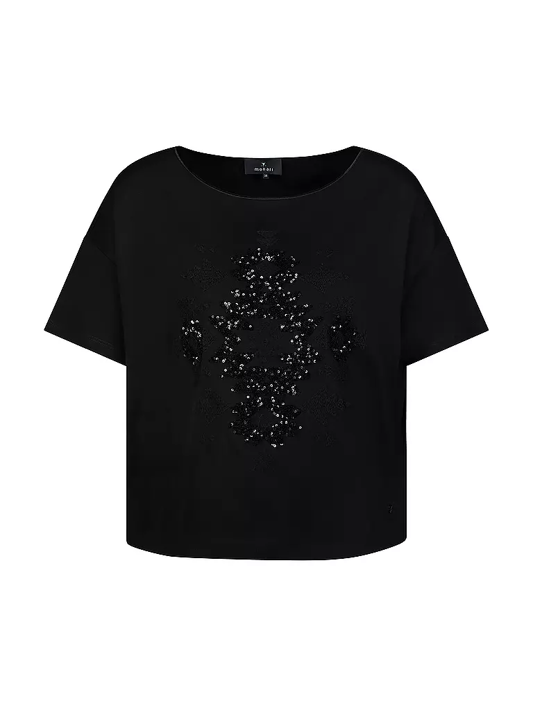MONARI | T-Shirt  | schwarz