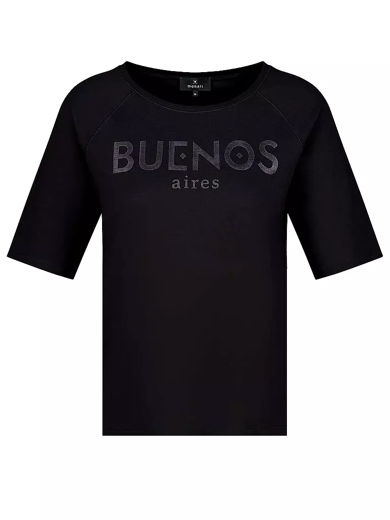 MONARI | T-Shirt  | schwarz