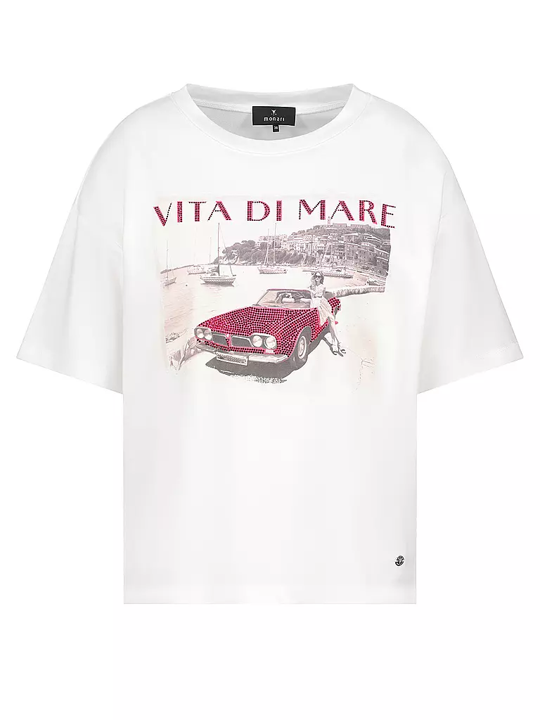 MONARI | T-Shirt  | creme