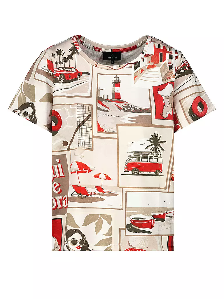 MONARI | T-Shirt  | beige