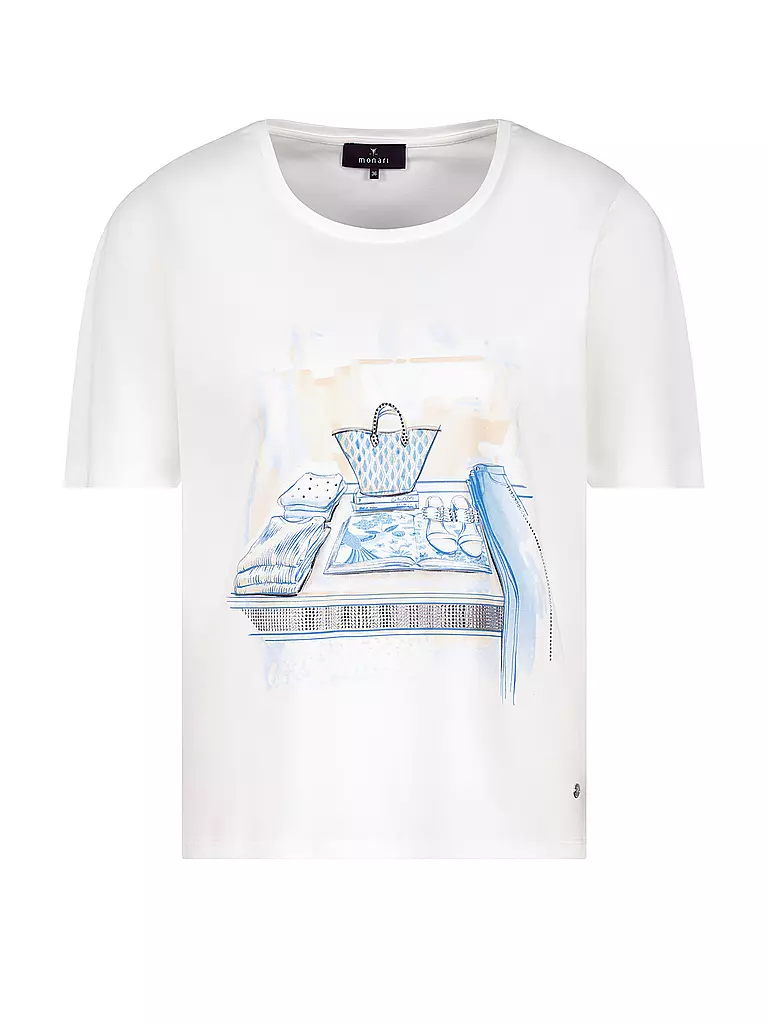 MONARI | T-Shirt  | creme