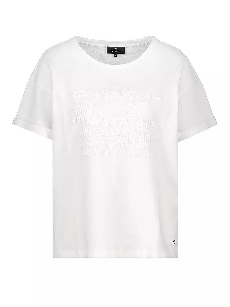 MONARI | T-Shirt  | creme