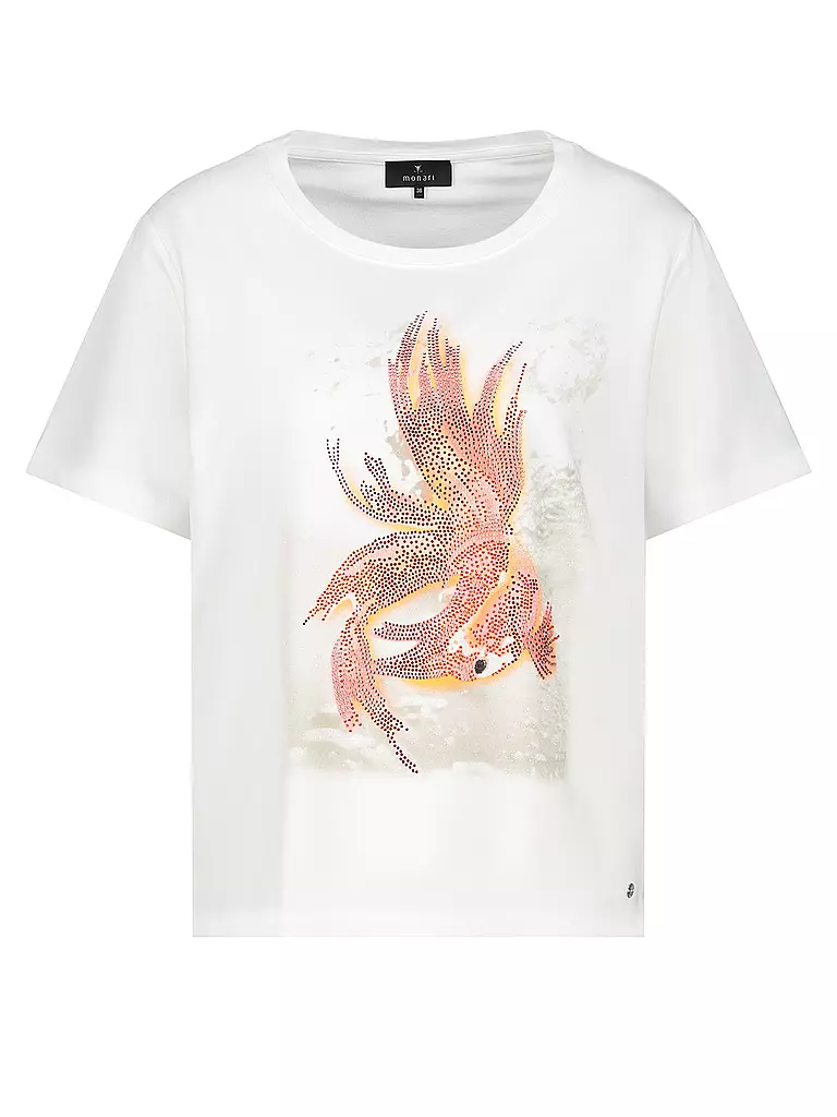 MONARI | T-Shirt  | weiss