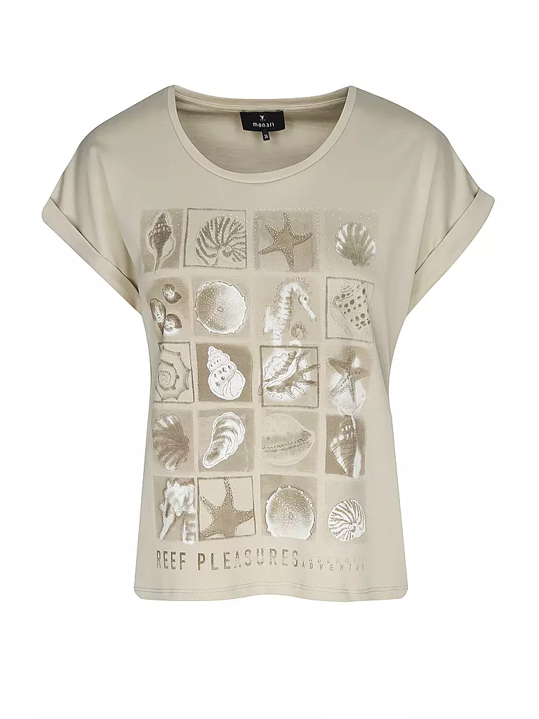 MONARI | T-Shirt  | beige