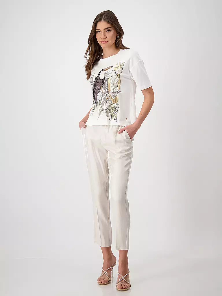 MONARI | T-Shirt  | creme