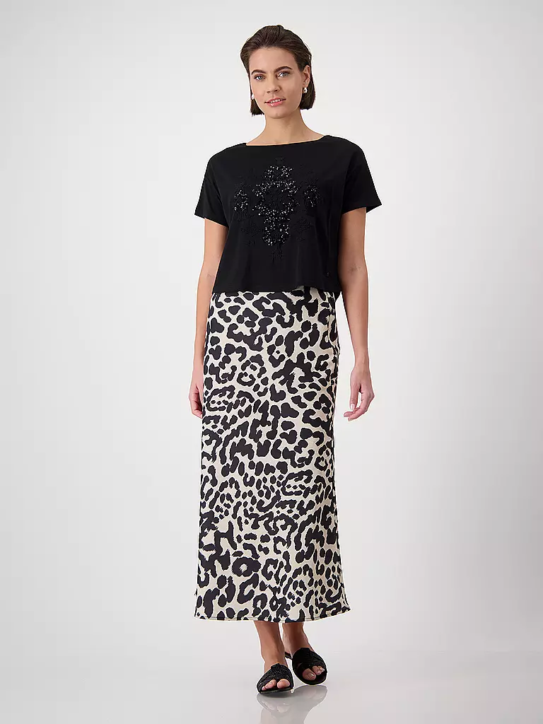 MONARI | T-Shirt  | schwarz