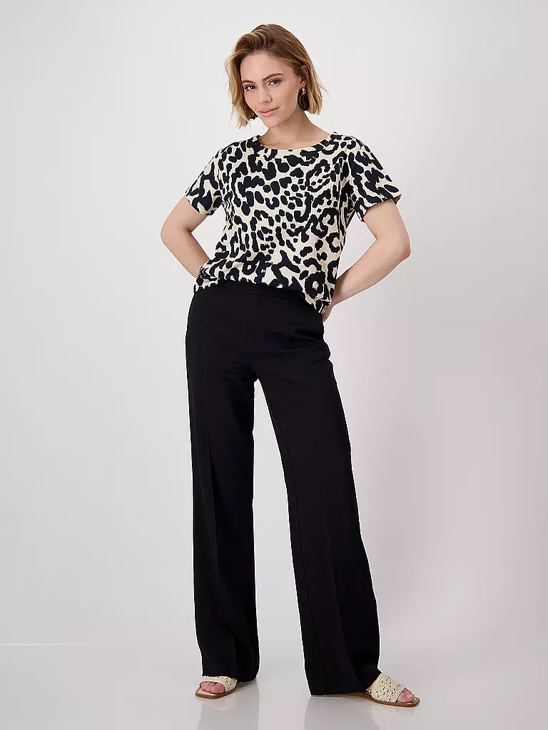 MONARI | T-Shirt  | schwarz