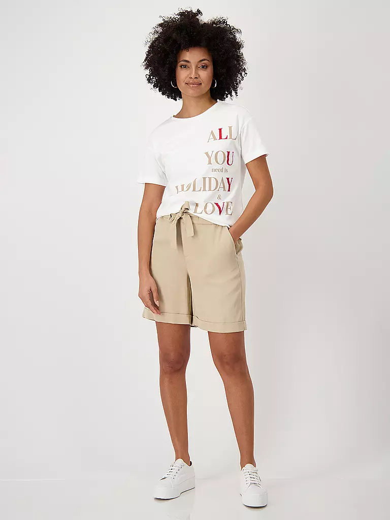 MONARI | T-Shirt  | creme