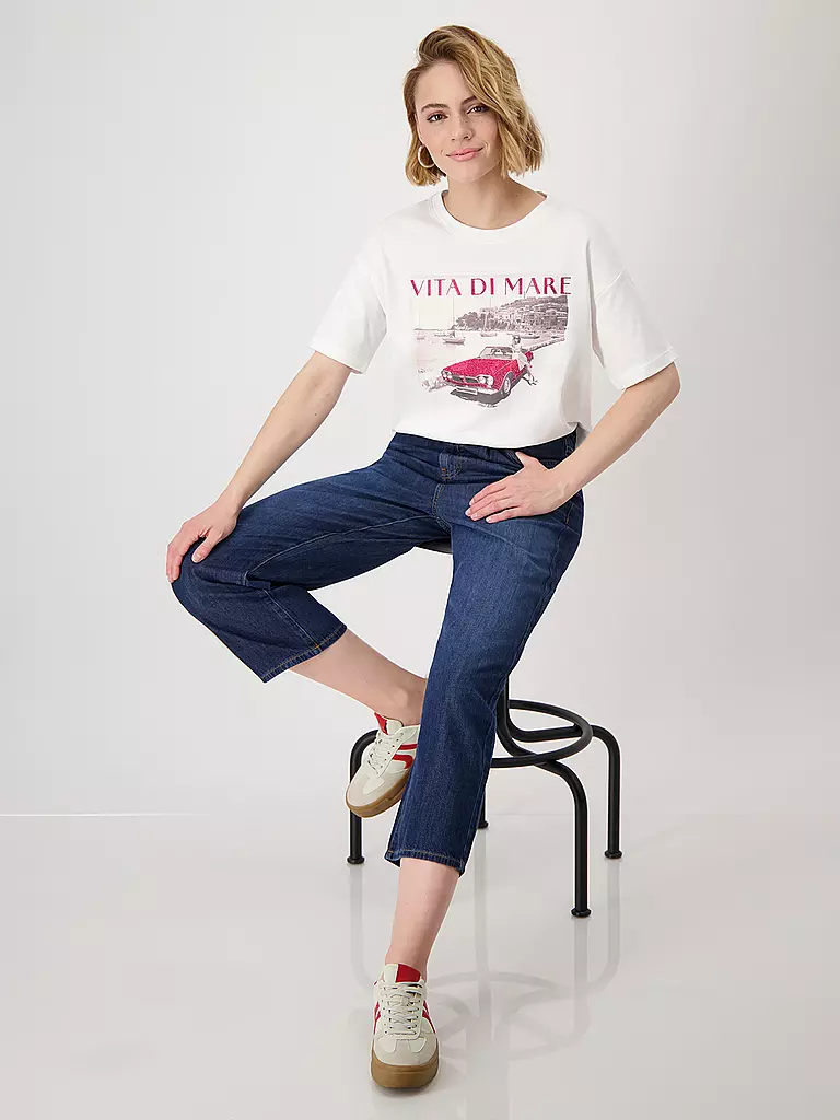 MONARI | T-Shirt  | creme