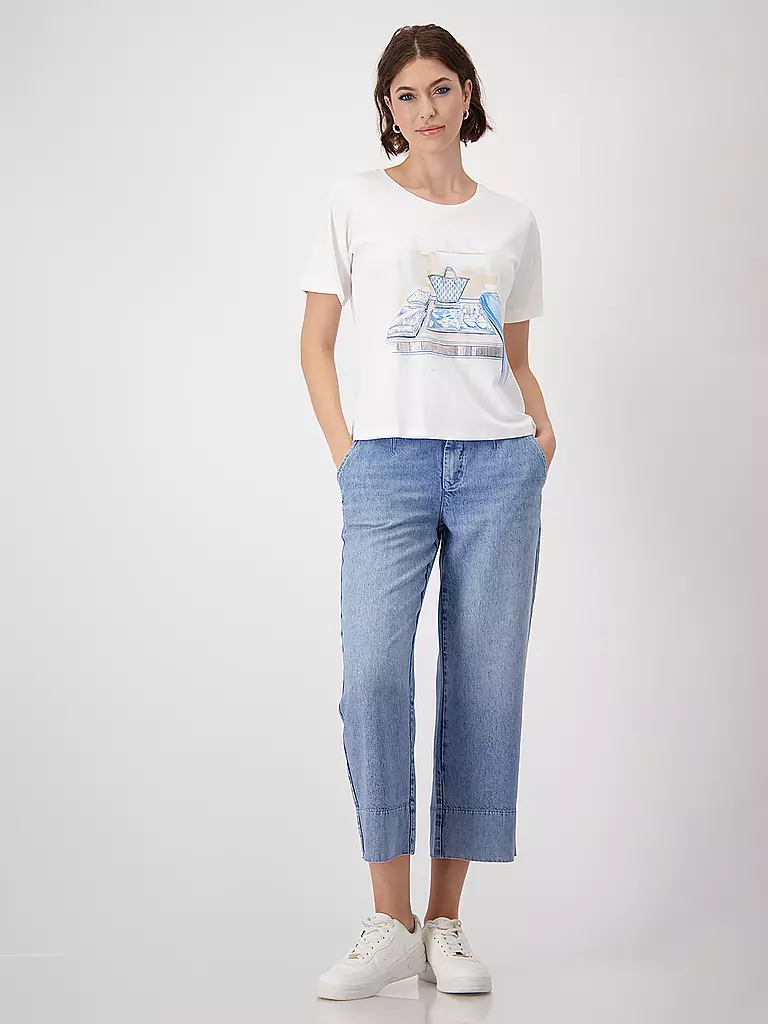 MONARI | T-Shirt  | creme