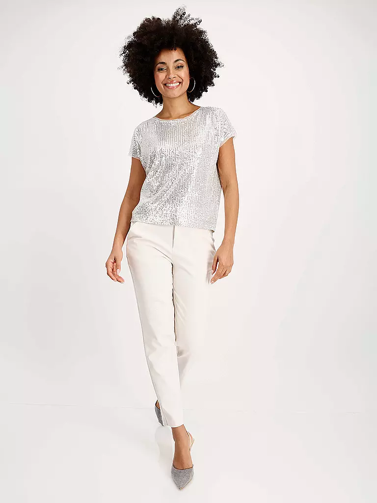 MONARI | T-Shirt  | creme