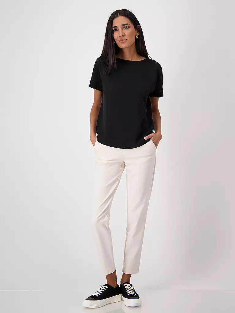 MONARI | T-Shirt  | schwarz