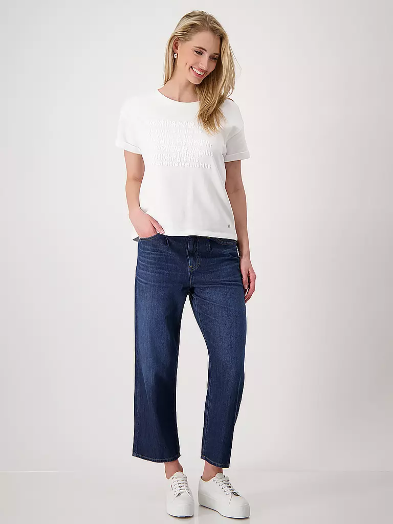 MONARI | T-Shirt  | creme