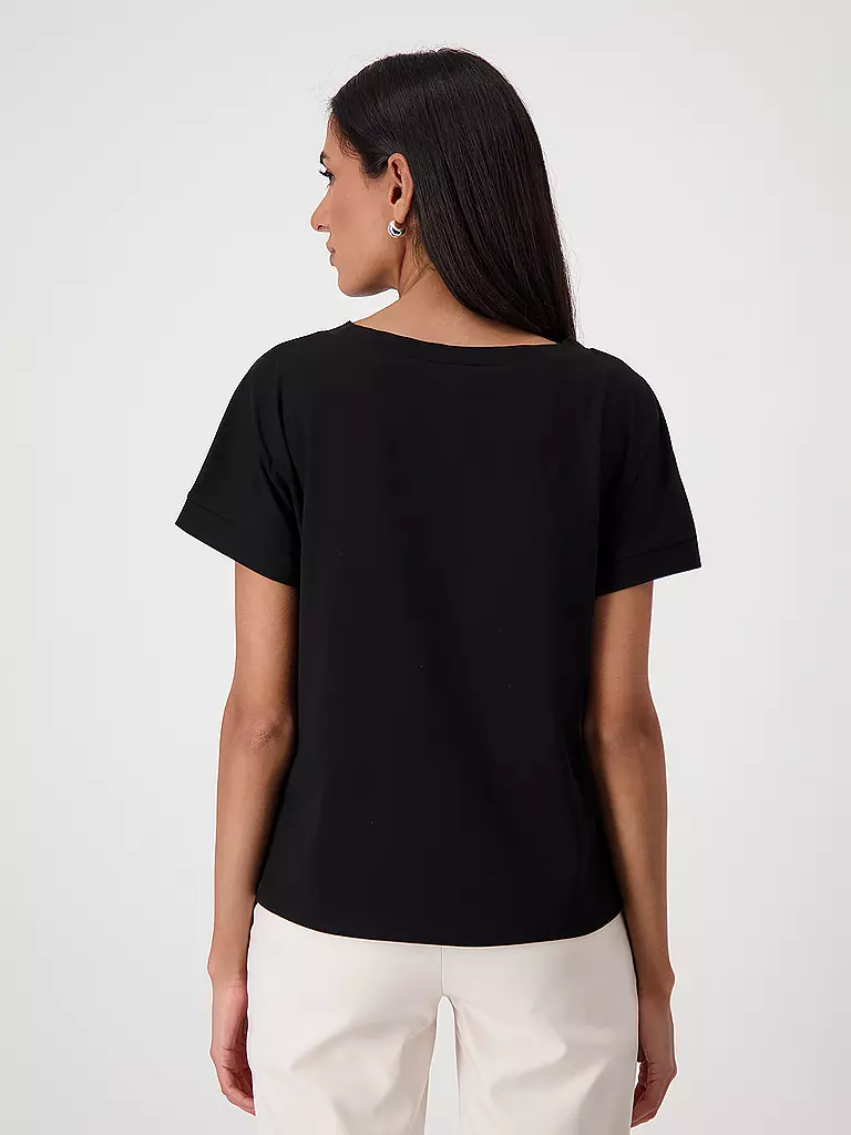 MONARI | T-Shirt  | schwarz