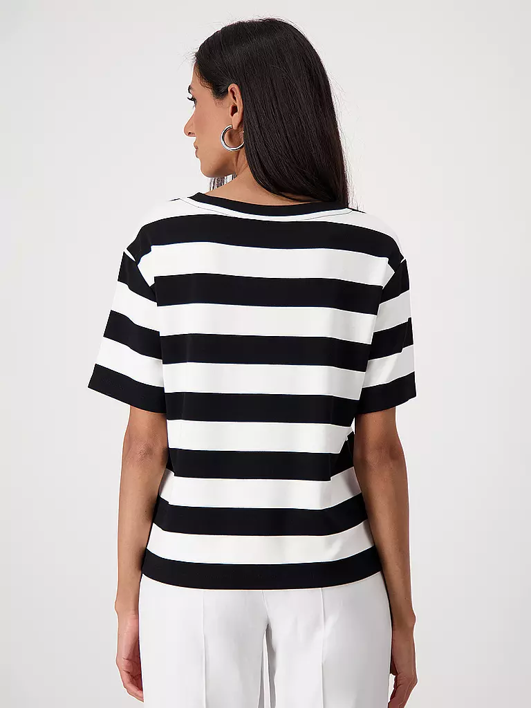 MONARI | T-Shirt  | schwarz