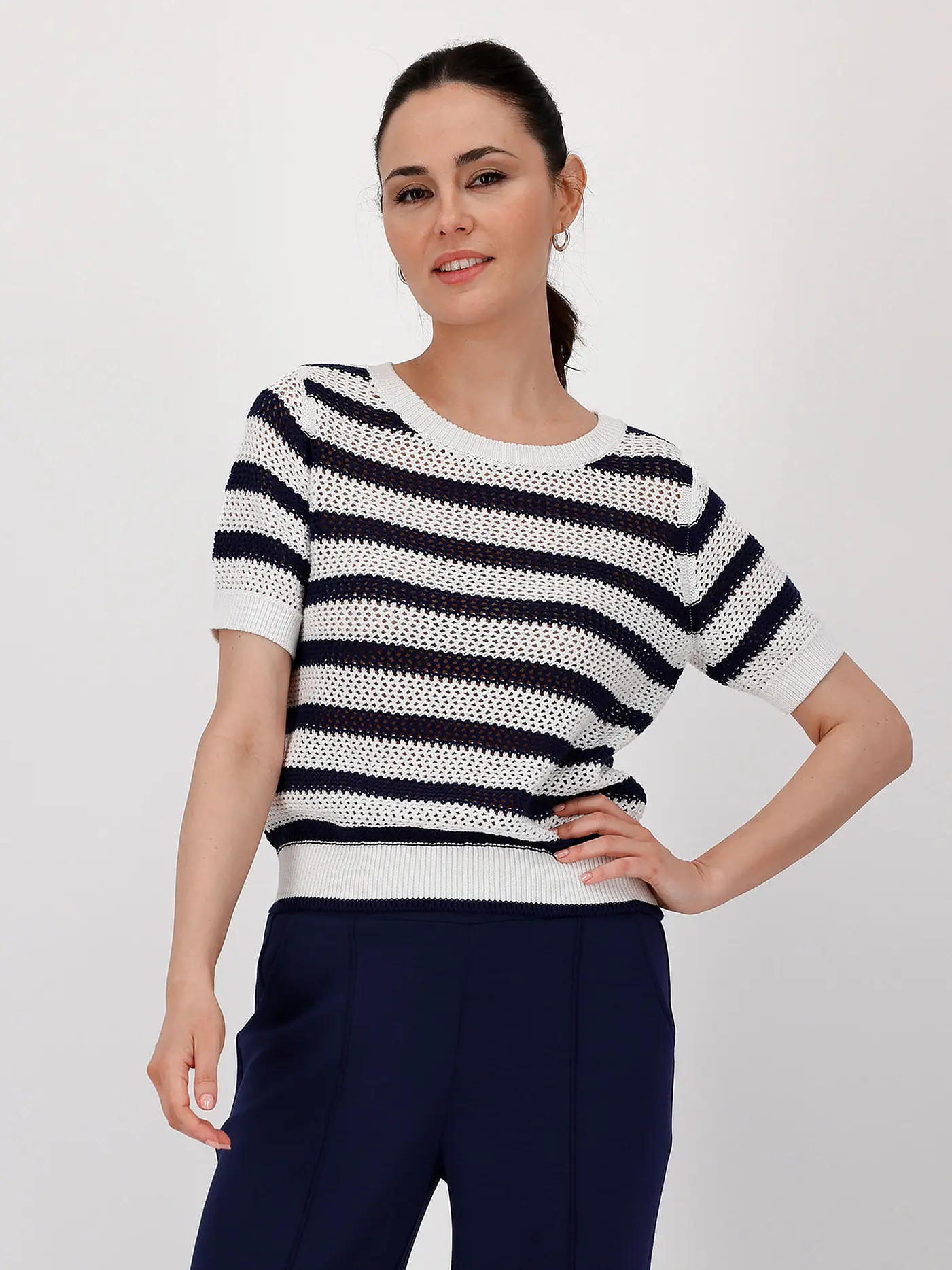 MONARI | T-Shirt  | dunkelblau
