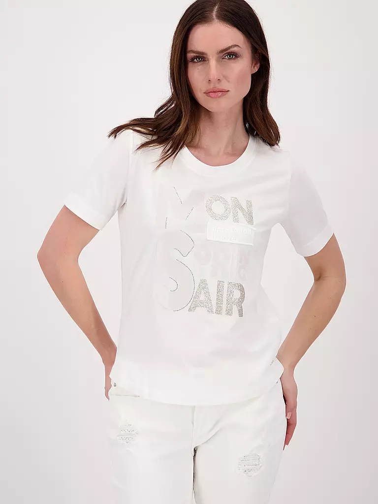 MONARI | T-Shirt  | creme