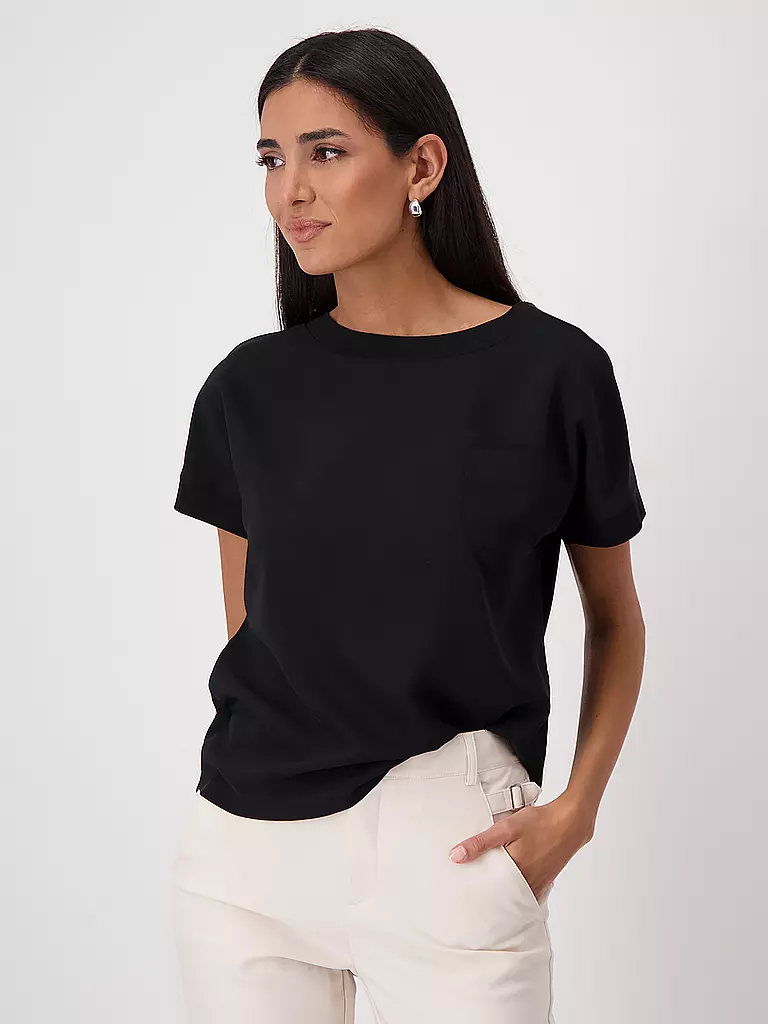 MONARI | T-Shirt  | schwarz