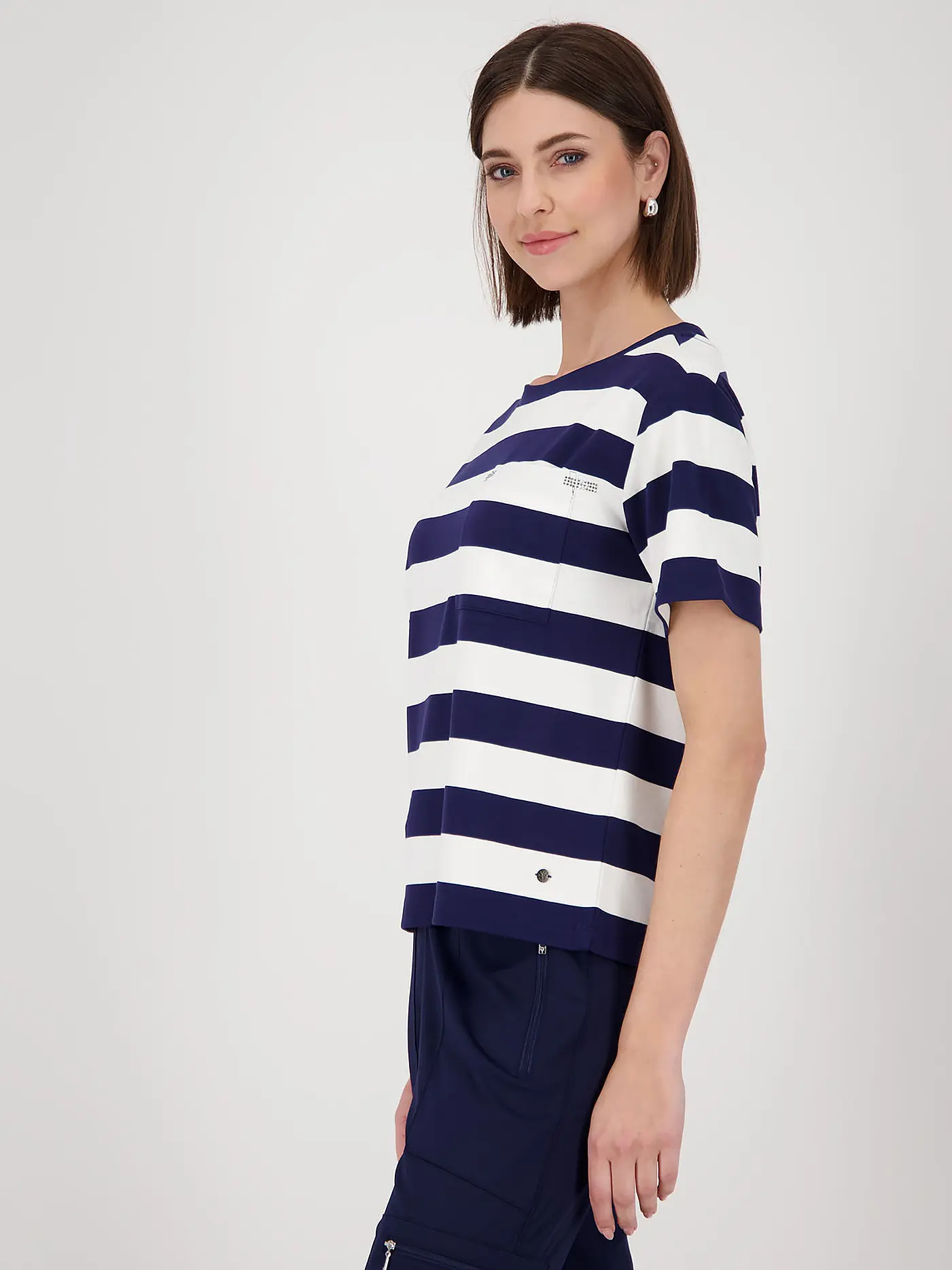 MONARI | T-Shirt  | dunkelblau