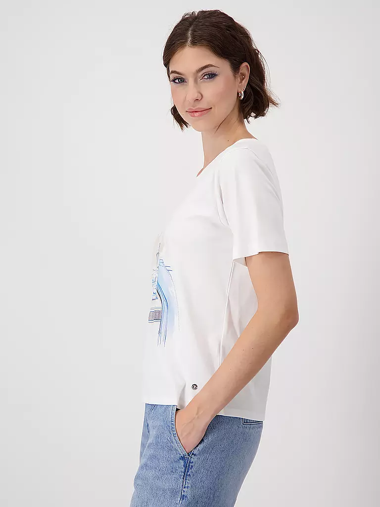 MONARI | T-Shirt  | creme