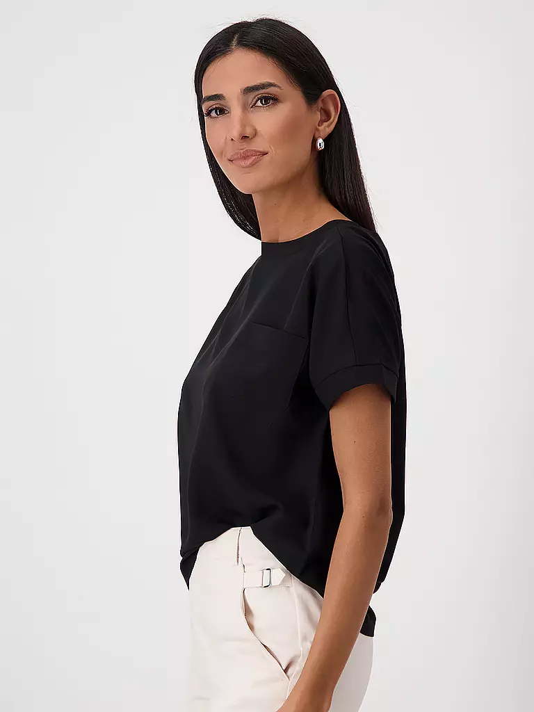 MONARI | T-Shirt  | schwarz