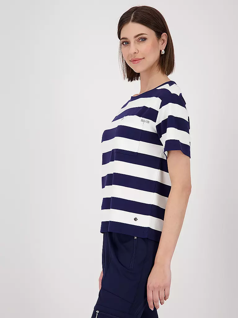 MONARI | T-Shirt  | dunkelblau