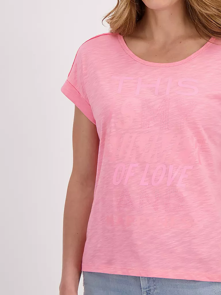 MONARI | T-Shirt  | rosa